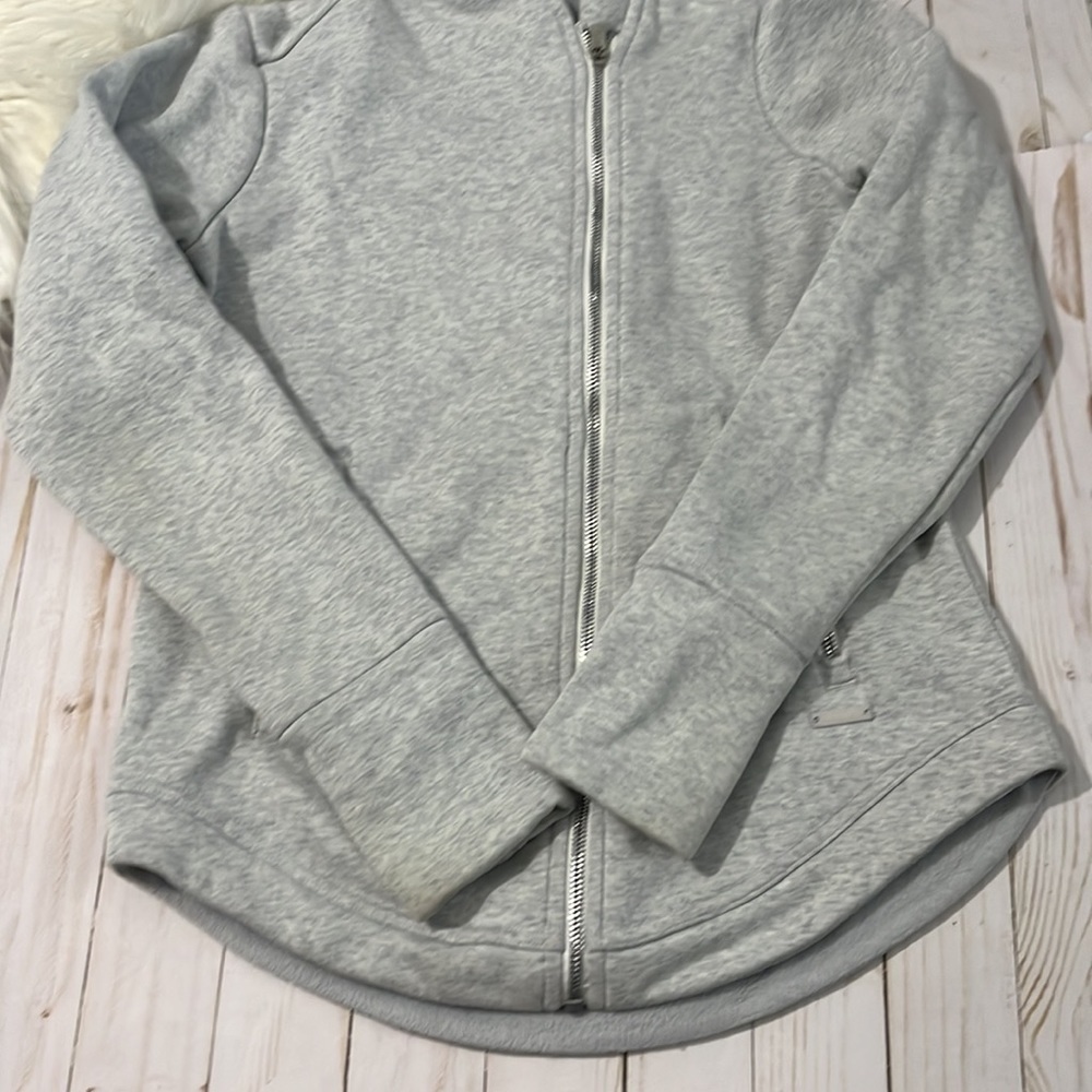 Athleta Gray hooded jacket size XS - Picture 2 of 6